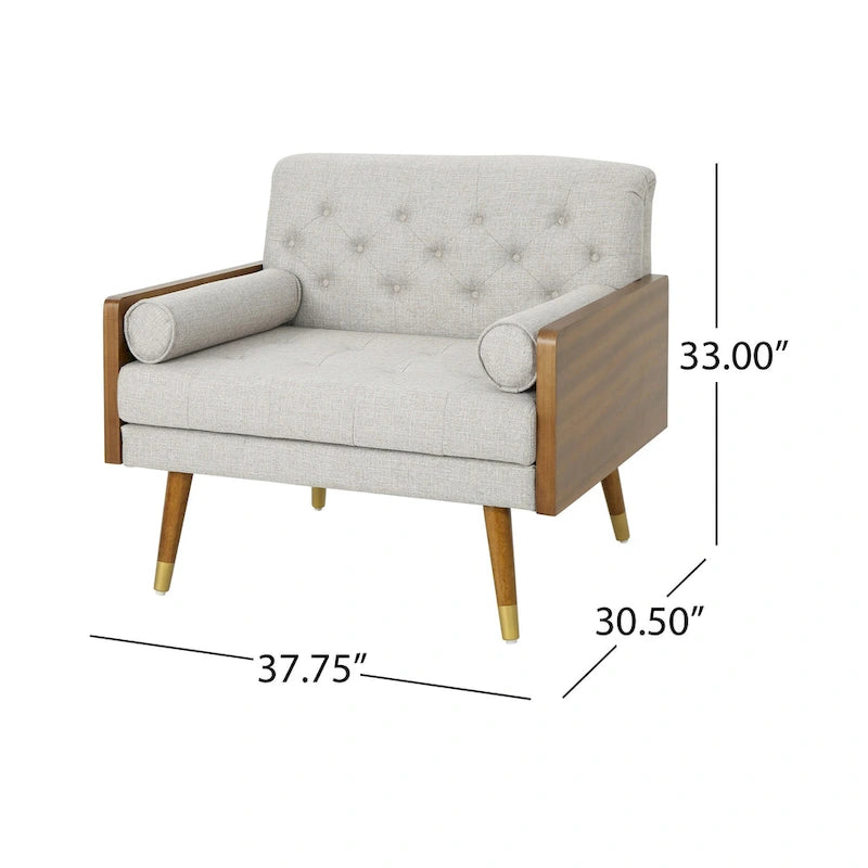 Fauteuil confort esprit Mid-Century