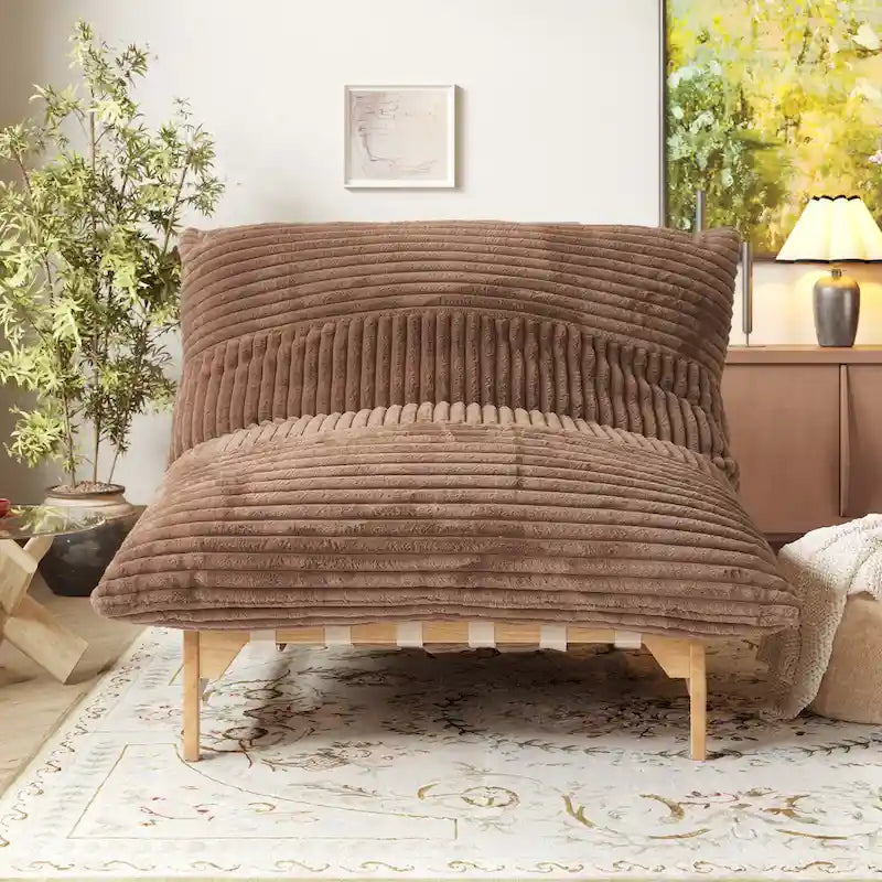 Grand pouf poire Fauteuil de loisirs moderne Canapé-lit confortable Fauteuil de salon pour salon ou chambre à coucher