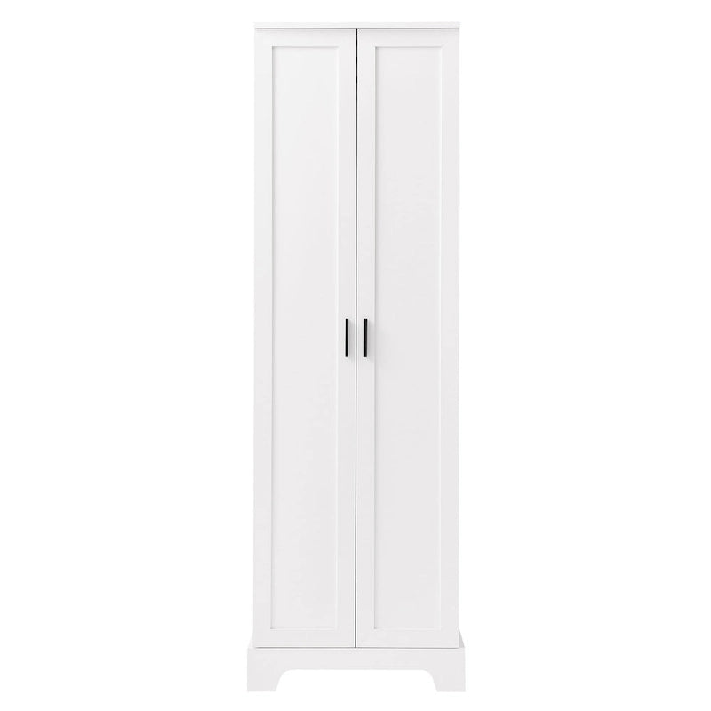 Armoire de rangement à deux portes pour salle de bains