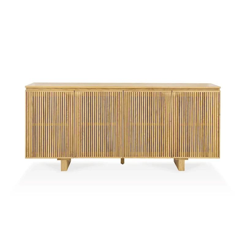 Buffet de salle à manger classique plaqué chêne Roya