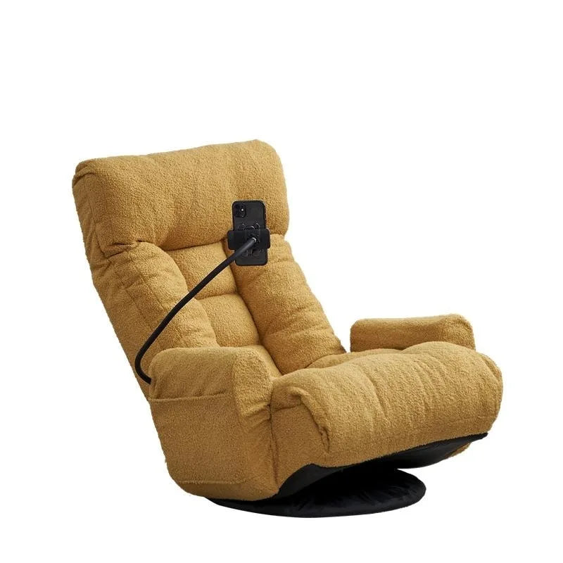Fauteuil de jeu de sol ergonomique, pivotant et inclinable