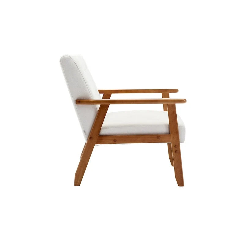 Ensemble de 2 Fauteuils d'Appoint avec Table d'appoint Fauteuil pour Salon Chambre Bureau - 78cm(H) * 64.5cm(L) * 71cm(P)