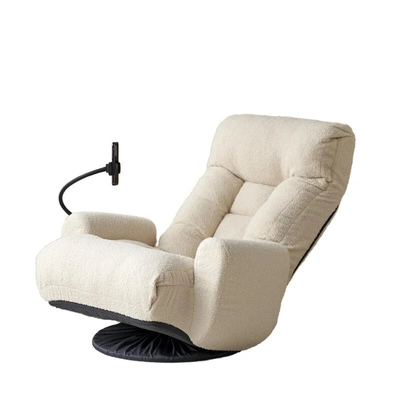 Fauteuil de jeu de sol ergonomique, pivotant et inclinable