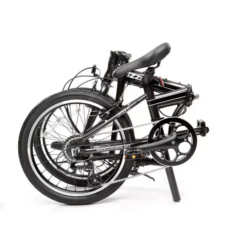 Vélo pliant en aluminium ZiZZO Urbano à 8 vitesses de 20 pouces - Gris