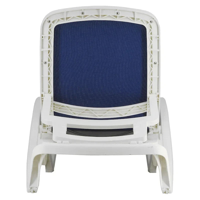 Paire de chaises longues toutes saisons en toile de la collection Plymouth - 77 pouces