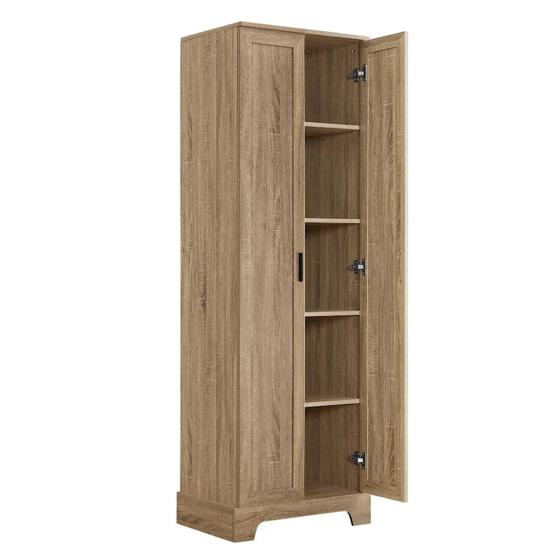 Armoire de rangement à deux portes pour salle de bains