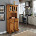 Vaisselier à buffet Homestyles Cottage Oak avec plateau en bois