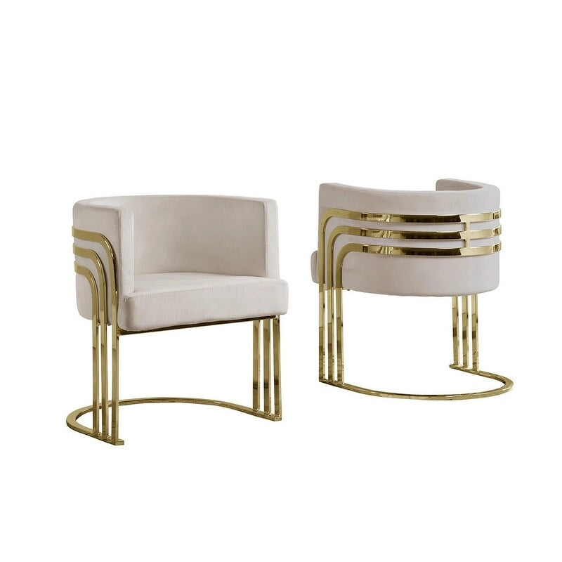 Meilleur Fauteuil d'appoint 1 place avec piètement doré