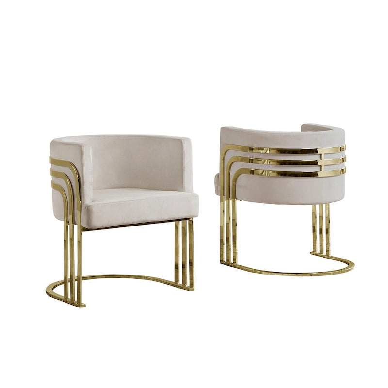 Meilleur Fauteuil d'appoint 1 place avec piètement doré