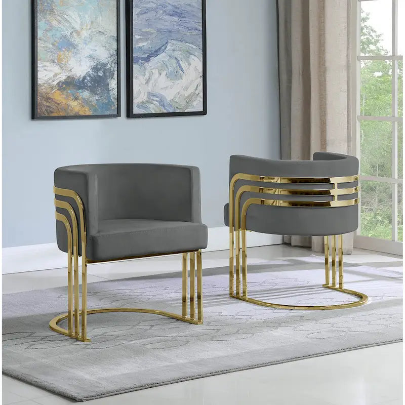 Meilleur Fauteuil d'appoint 1 place avec piètement doré