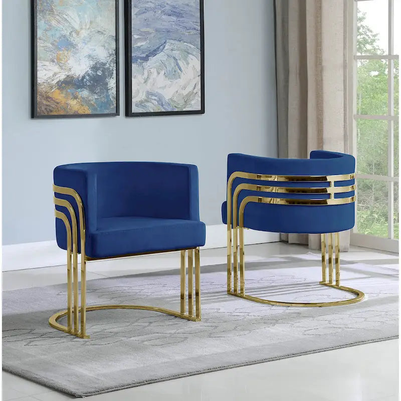 Meilleur Fauteuil d'appoint 1 place avec piètement doré