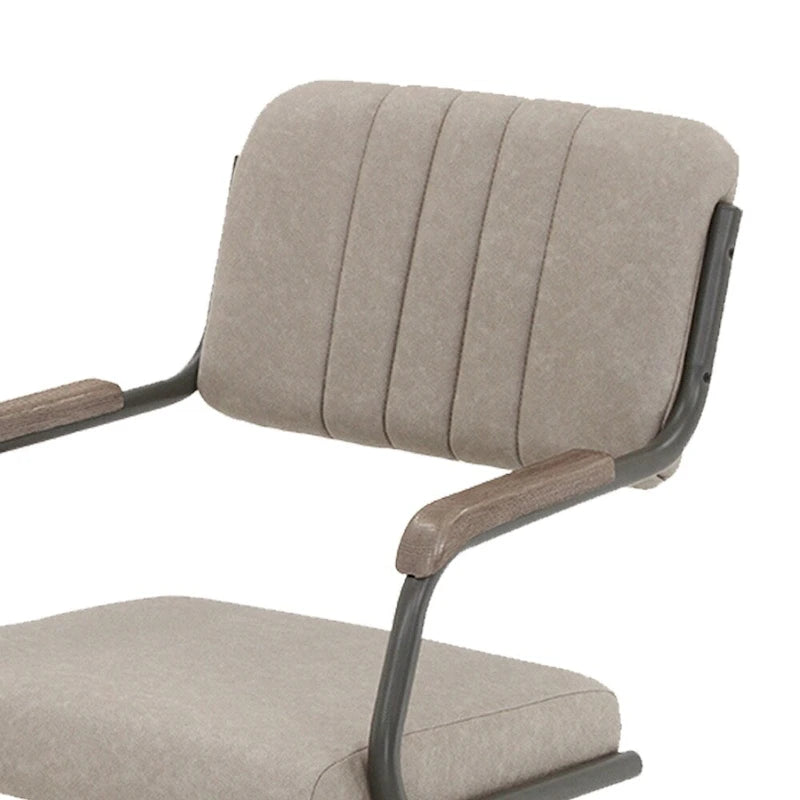Chaises de salle à manger Caster gris marine, finition grise (lot de 2)