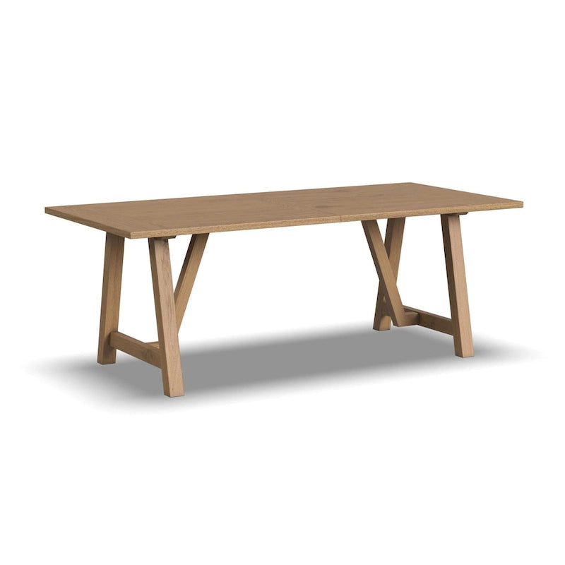 Table à manger en bois marron Trestle - 82 x 30 x 38