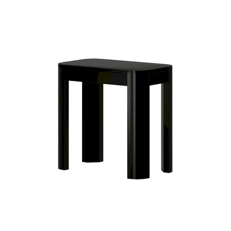 Table d'appoint rectangulaire à chevrons et poutres