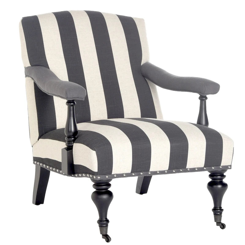 Fauteuil bleu acier - 27.6 x 36.8 x 35 - 28Lx37Px35H