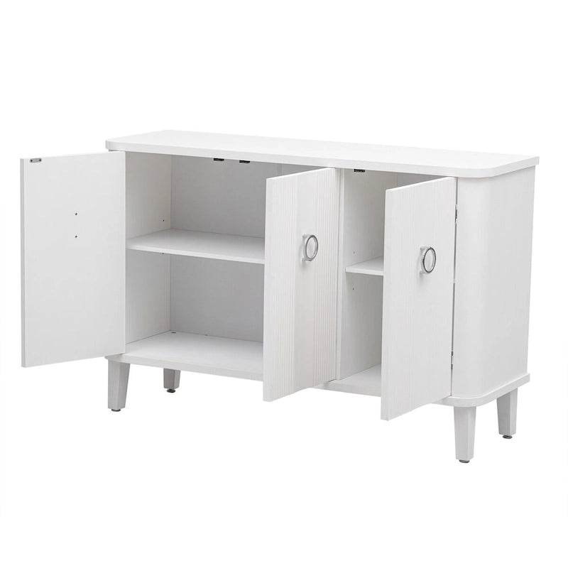 Meuble simple à trois portes, réglable