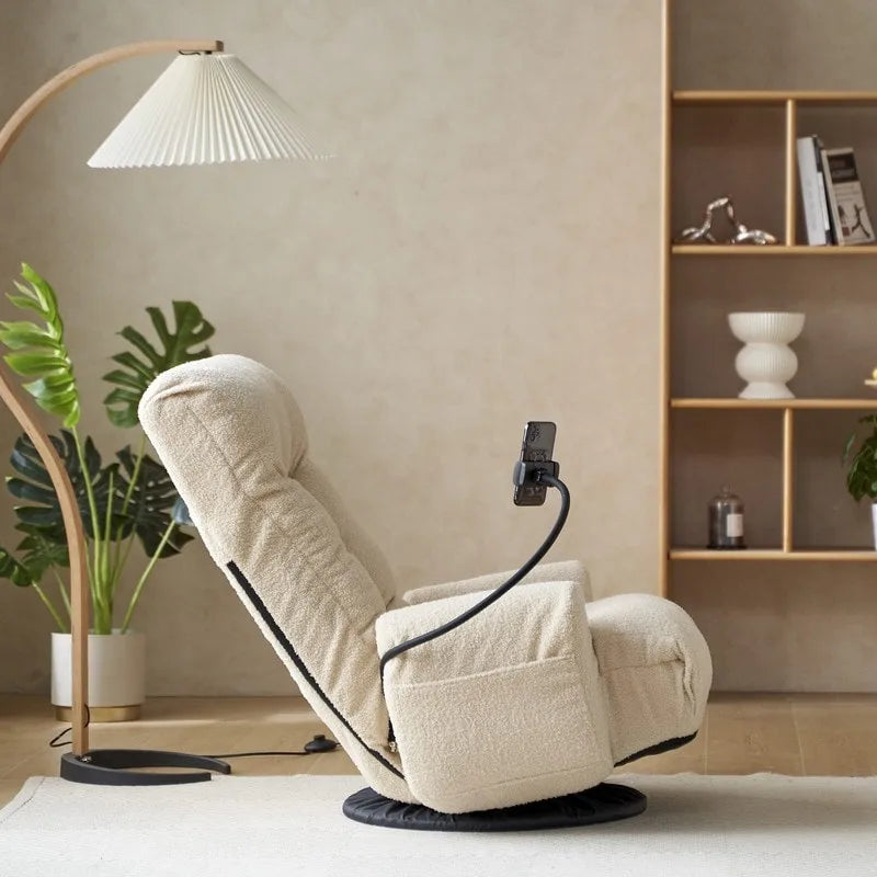 Fauteuil de jeu de sol ergonomique, pivotant et inclinable