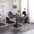 Ensemble table de salle à manger et 4-6 chaises moderne 5 pièces
