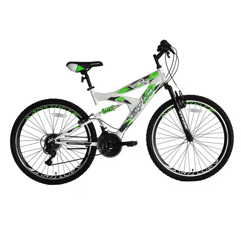 VTT tout-terrain Titan  Pathfinder pour homme, 21 vitesses, double suspension