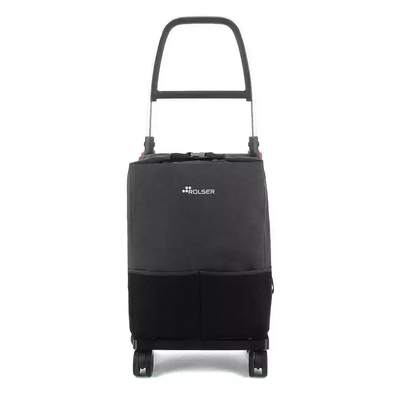 Chariot de courses multifonctionnel Rolser Pliable One Tweed T-Shop Noir