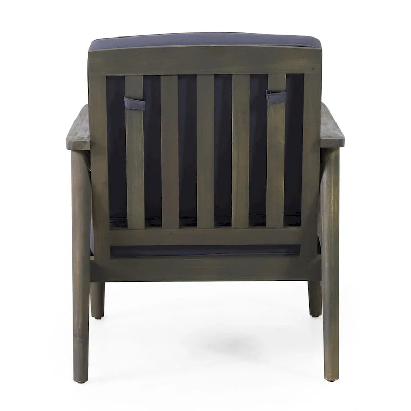 Salon de jardin 4 places en bois d’acacia Willowbrook par Christopher Knight Home