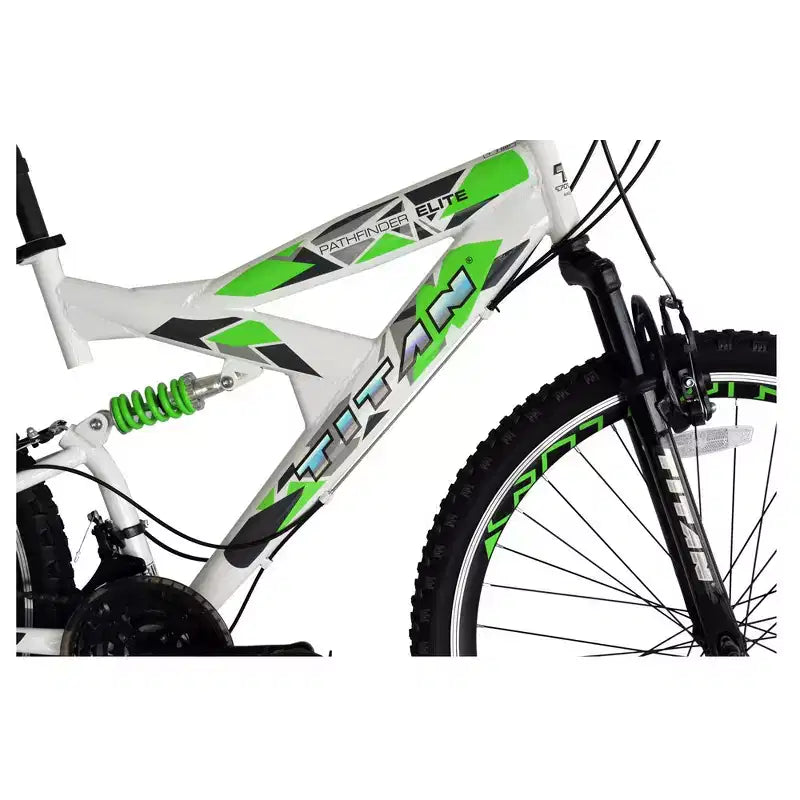 VTT tout-terrain Titan  Pathfinder pour homme, 21 vitesses, double suspension