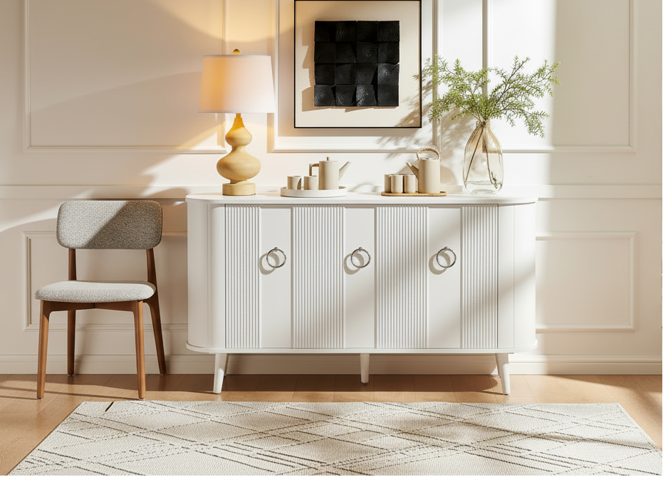 Simple Cabinet with Three Doors 场景效果图